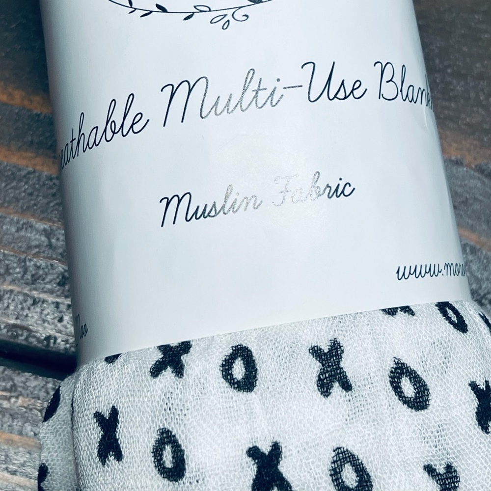 Baby Muslin Swaddle Blanket - XOXO
